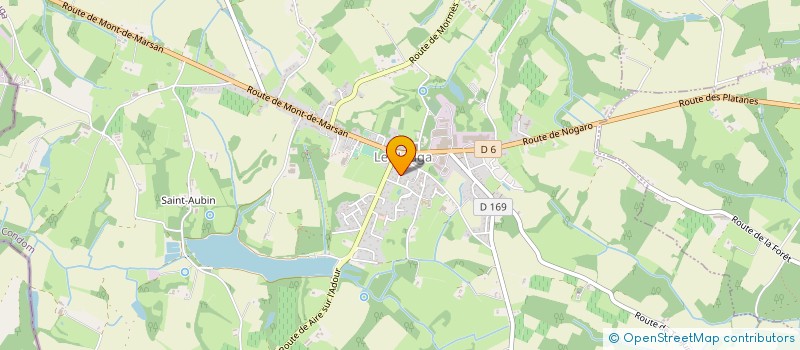 localisation de l'entreprise MONSIEUR JEAN-FRANCOIS MIREMONT  LE HOUGA