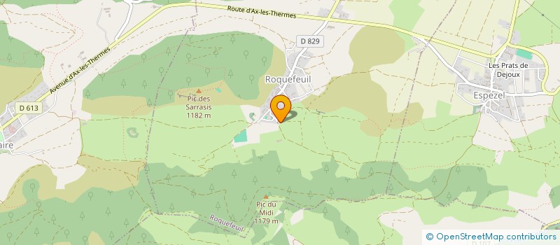 localisation de l'entreprise MONSIEUR JEAN FRANCOIS MISTOU  BELCAIRE