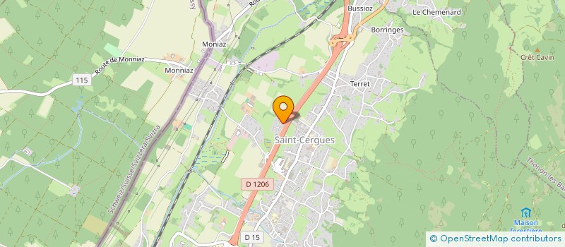 localisation de l'entreprise MONSIEUR JEAN-FRANCOIS MOALLI  SAINT-CERGUES