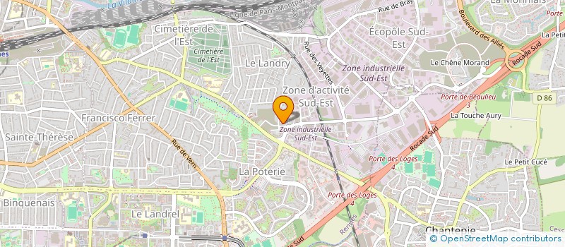 localisation de l'entreprise MONSIEUR JEAN-FRANCOIS MOIRET  RENNES