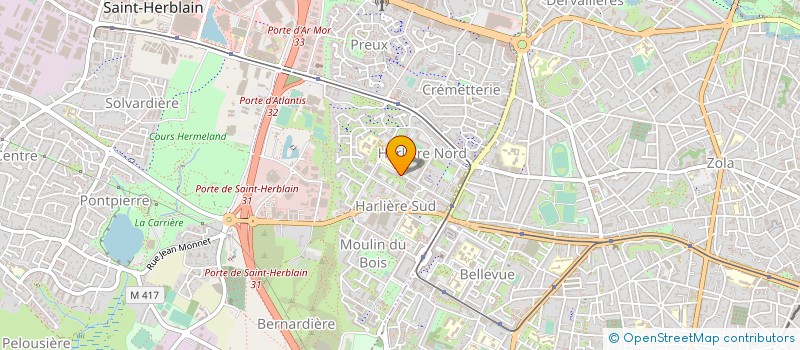 localisation de l'entreprise MONSIEUR JEAN-FRANCOIS MONNET  SAINT-HERBLAIN