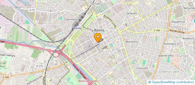localisation de l'entreprise MONSIEUR JEAN-FRANCOIS MONVOISIN  REIMS