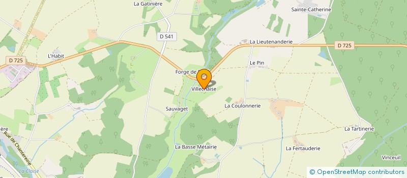 localisation de l'entreprise MONSIEUR JEAN-FRANCOIS MOQUET  BOSSAY-SUR-CLAISE