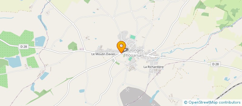 localisation de l'entreprise MONSIEUR JEAN-FRANCOIS MOREAU  COULONGES-THOUARSAIS