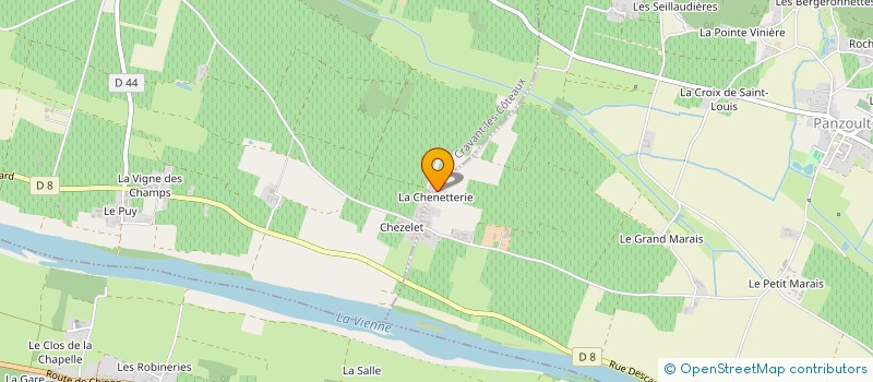 localisation de l'entreprise MONSIEUR JEAN-FRANCOIS MORENO  L'ILE-BOUCHARD