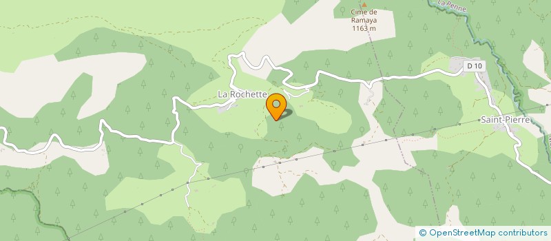 localisation de l'entreprise MONSIEUR JEAN FRANCOIS MORENO  LA ROCHETTE