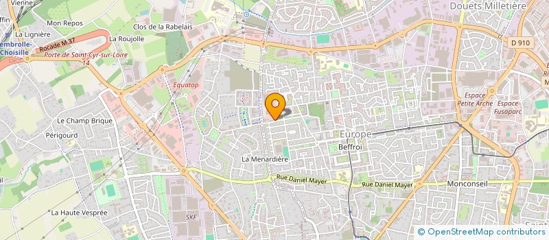 localisation de l'entreprise MONSIEUR JEAN-FRANCOIS MORLOCK  TOURS