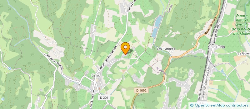 localisation de l'entreprise MONSIEUR JEAN FRANCOIS MOROT  CRAS