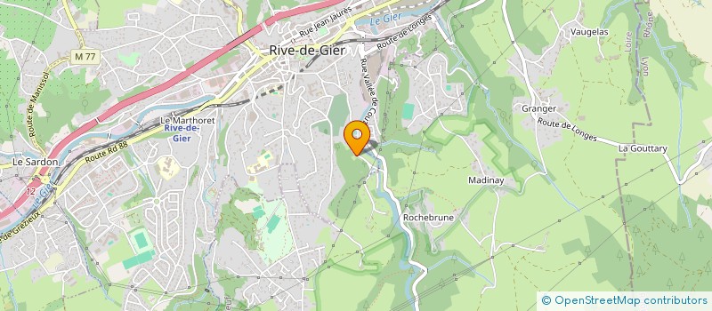 localisation de l'entreprise MONSIEUR JEAN-FRANCOIS MOULLEC  RIVE-DE-GIER