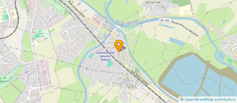 localisation de l'entreprise MONSIEUR JEAN FRANCOIS MOUREAU  LANEUVEVILLE-DEVANT-NANCY