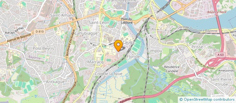 localisation de l'entreprise MONSIEUR JEAN-FRANCOIS MUGUET  BAYONNE