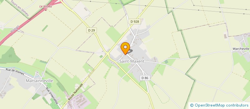 localisation de l'entreprise MONSIEUR JEAN-FRANCOIS MUIDEBLED  SAINT-MAXENT