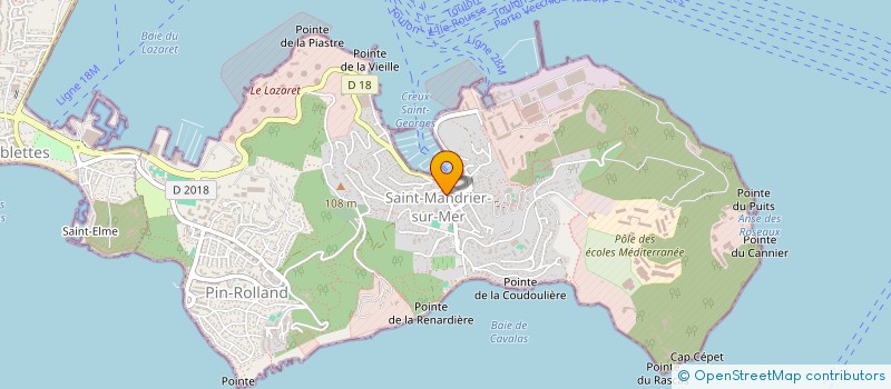 localisation de l'entreprise MONSIEUR JEAN FRANCOIS MUSSOU  SAINT MANDRIER SUR MER