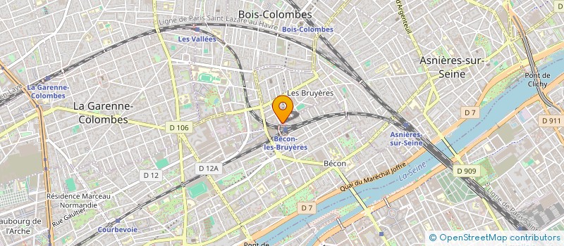 localisation de l'entreprise MONSIEUR JEAN-FRANCOIS NAUD  ASNIERES-SUR-SEINE