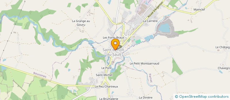 localisation de l'entreprise MONSIEUR JEAN-FRANCOIS NICOLELLA à SAINT-BENOIT-DU-SAULT