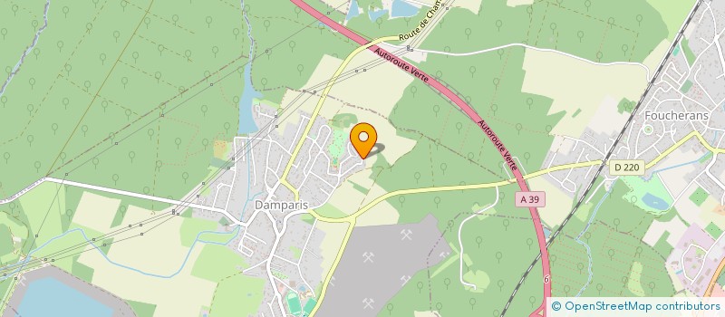 localisation de l'entreprise MONSIEUR JEAN-FRANCOIS NIVALLE  DAMPARIS