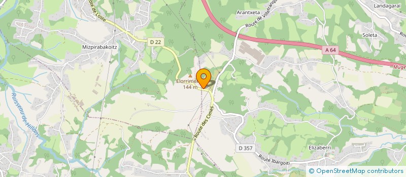 localisation de l'entreprise MONSIEUR JEAN-FRANCOIS NOVION  HASPARREN