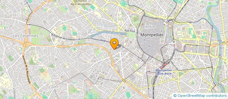 localisation de l'entreprise MONSIEUR JEAN-FRANCOIS PACOTTE à MONTPELLIER