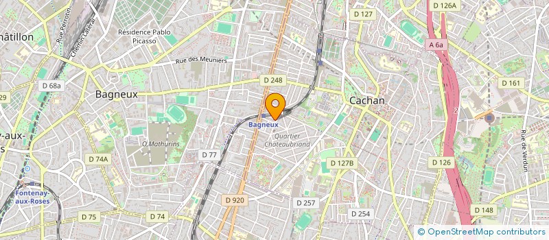 localisation de l'entreprise MONSIEUR JEAN-FRANCOIS PAGET  CACHAN