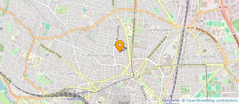 localisation de l'entreprise MONSIEUR JEAN-FRANCOIS PAGLIARULO à DIJON