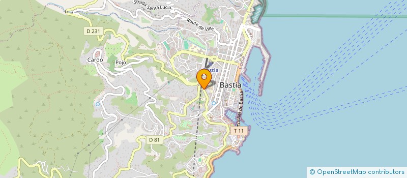 localisation de l'entreprise MONSIEUR JEAN-FRANCOIS PAOLI à BASTIA