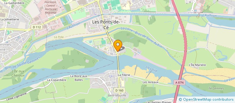 localisation de l'entreprise MONSIEUR JEAN-FRANCOIS PASQUIER à LES PONTS-DE-CE