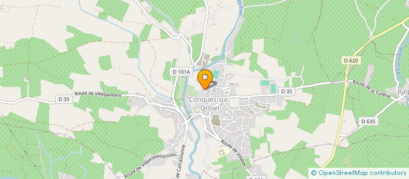 localisation de l'entreprise MONSIEUR JEAN-FRANCOIS PATRON  CONQUES-SUR-ORBIEL