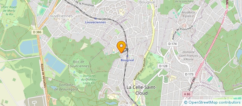 localisation de l'entreprise MONSIEUR JEAN-FRANCOIS PAUL RALLIER  BOUGIVAL