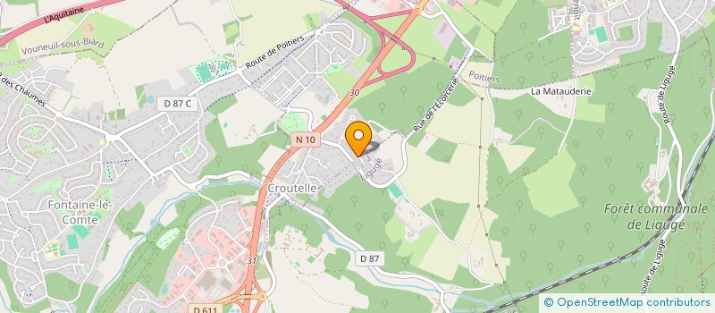 localisation de l'entreprise MONSIEUR JEAN FRANCOIS PEAN  CROUTELLE