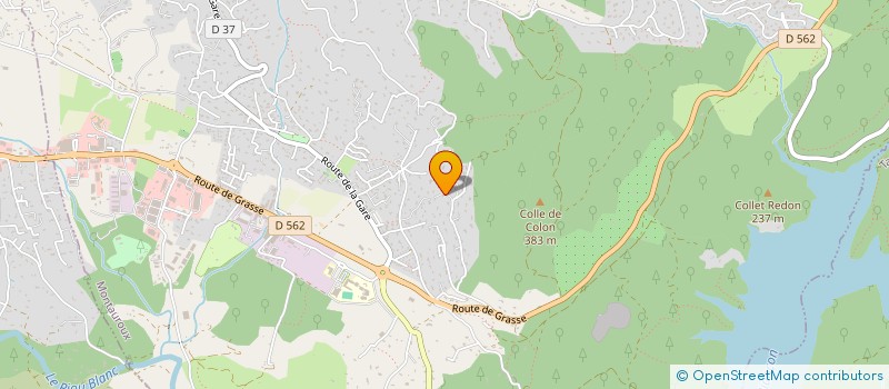 localisation de l'entreprise MONSIEUR JEAN-FRANCOIS PEISSELON  MONTAUROUX