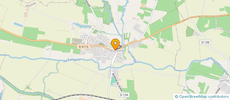 localisation de l'entreprise MONSIEUR JEAN-FRANCOIS PELLETRET  ALZONNE