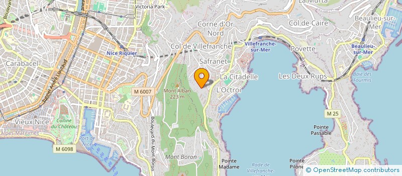localisation de l'entreprise MONSIEUR JEAN FRANCOIS PERALDI à VILLEFRANCHE-SUR-MER