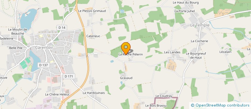 localisation de l'entreprise MONSIEUR JEAN-FRANCOIS PERCIER  CARENTOIR