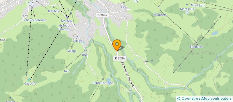 localisation de l'entreprise MONSIEUR JEAN-FRANCOIS PERINET  MEGEVE