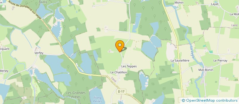 localisation de l'entreprise MONSIEUR JEAN-FRANCOIS PERRIER  LENT