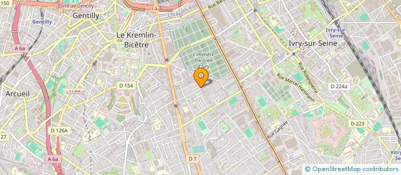 localisation de l'entreprise MONSIEUR JEAN-FRANCOIS PERRON  VILLEJUIF