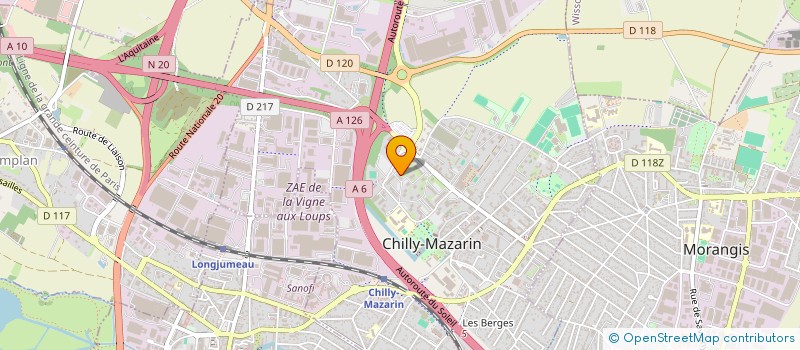 localisation de l'entreprise MONSIEUR JEAN-FRANCOIS PIERRE HAMEL à CHILLY-MAZARIN