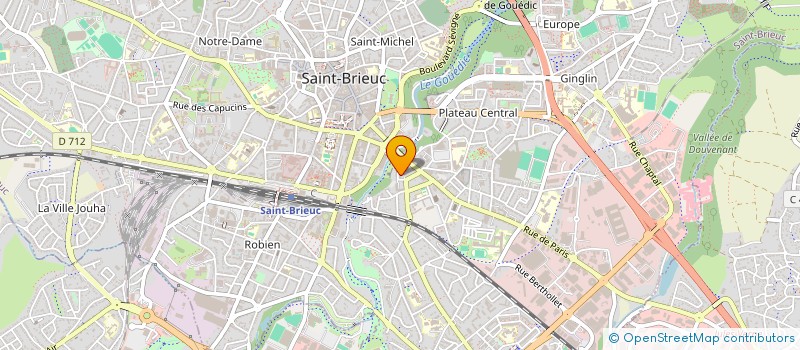 localisation de l'entreprise MONSIEUR JEAN-FRANCOIS PIERRE SOULIER à SAINT-BRIEUC