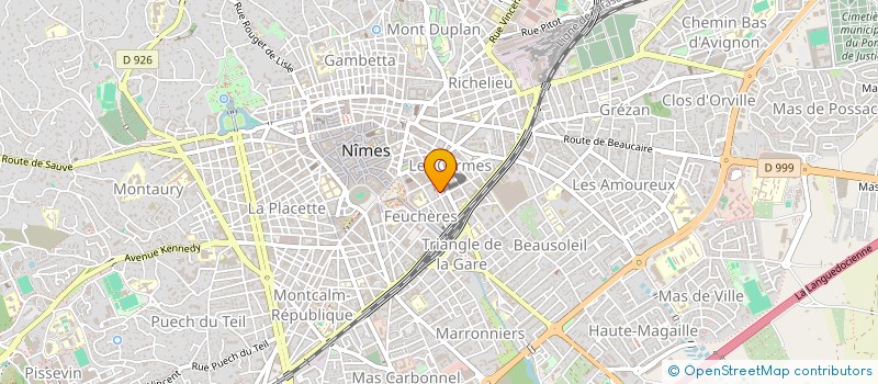 localisation de l'entreprise MONSIEUR JEAN FRANCOIS PILES  NIMES