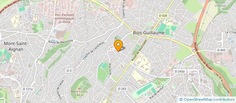 localisation de l'entreprise MONSIEUR JEAN-FRANCOIS PILLET à BOIS-GUILLAUME