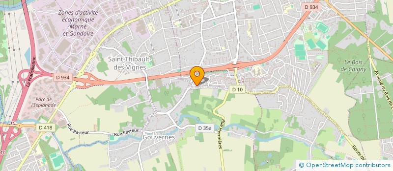 localisation de l'entreprise MONSIEUR JEAN FRANCOIS PINQUIE  LAGNY-SUR-MARNE