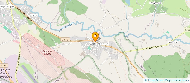 localisation de l'entreprise MONSIEUR JEAN FRANCOIS PINTE  VALDURENQUE