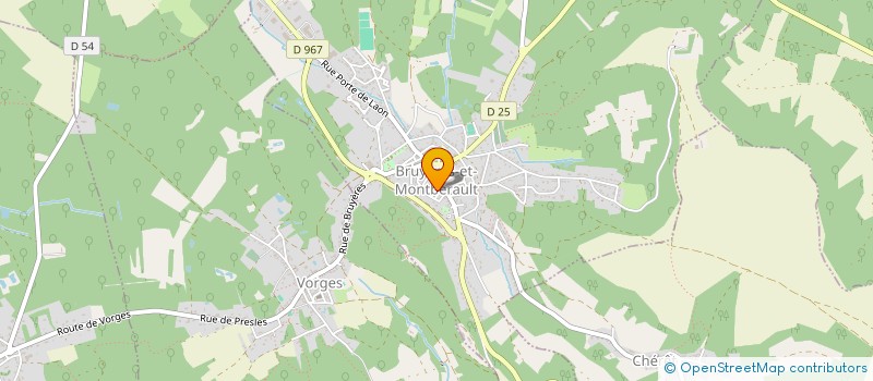 localisation de l'entreprise MONSIEUR JEAN-FRANCOIS PIOCHE à BRUYERES-ET-MONTBERAULT