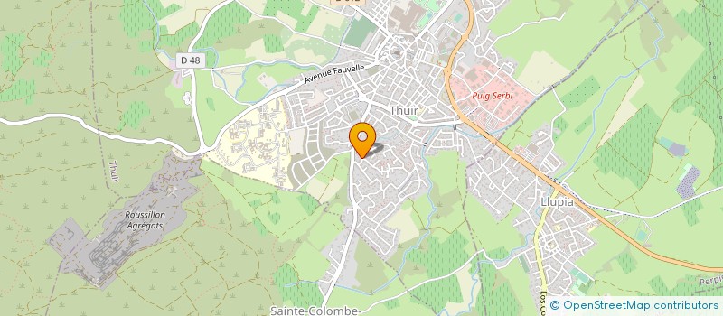 localisation de l'entreprise MONSIEUR JEAN-FRANCOIS POOT  THUIR