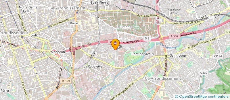 localisation de l'entreprise MONSIEUR JEAN-FRANCOIS PRINDERRE  MARSEILLE