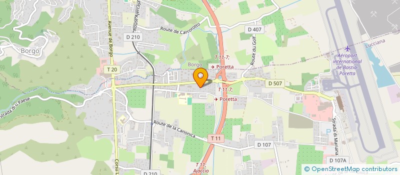 localisation de l'entreprise MONSIEUR JEAN-FRANCOIS PRONESTI  LUCCIANA