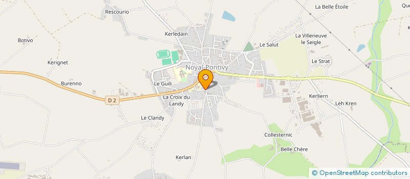 localisation de l'entreprise MONSIEUR JEAN-FRANCOIS PUBERT  SAINT-GERAND-CROIXANVEC