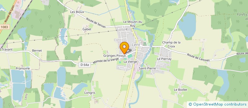 localisation de l'entreprise MONSIEUR JEAN-FRANCOIS PUTHET à LENT
