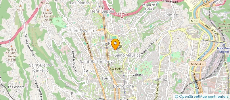 localisation de l'entreprise MONSIEUR JEAN FRANCOIS QUAGLIA à NICE