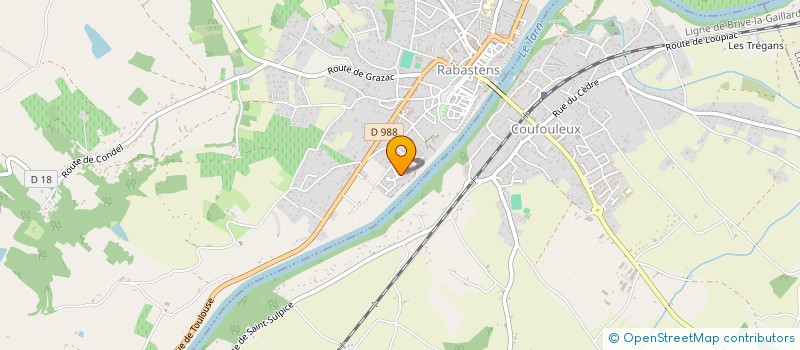 localisation de l'entreprise MONSIEUR JEAN FRANCOIS QUERCY  RABASTENS